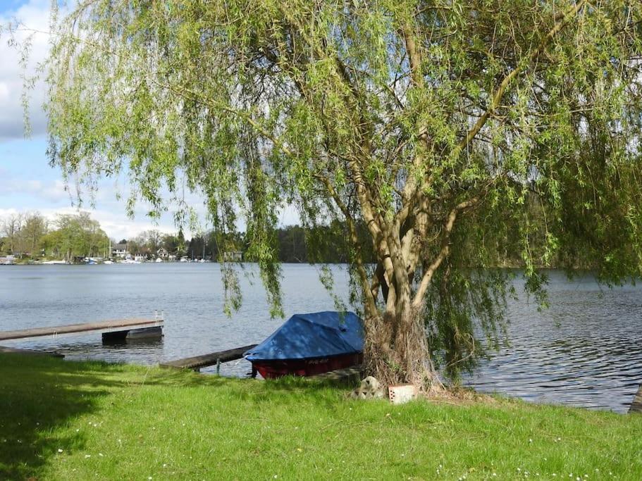 Dachwohnung Mit Wasserblick Und Eigenem Bootssteg Berlijn Buitenkant foto